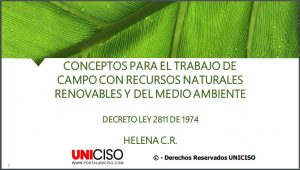 CONCEPTOS SOBRE RECURSOS NATURALES