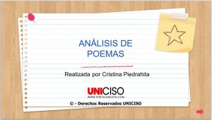 ANÁLISIS DE POEMAS
