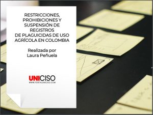 PROHIBICIÓN DE PLAGUICIDAS DE USO AGRÍCOLA EN COLOMBIA