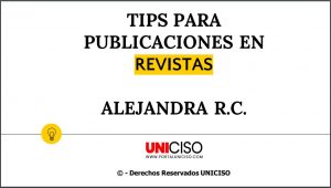 PUBLICACIONES EN REVISTAS