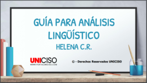 ANÁLISIS LINGÜÍSTICO