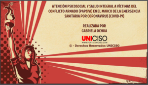 MANEJO COVID 19 PARA VÍCTIMAS DEL CONFLICTO