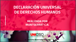 DECLARACIÓN UNIVERSAL DE DERECHOS HUMANOS