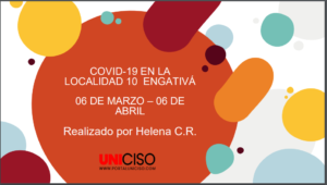 COVID - 19: LOCALIDAD DE ENGATIVÁ