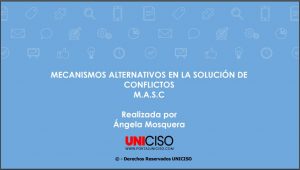 MECANISMOS ALTERNATIVOS