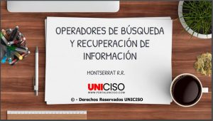 OPERADORES DE BÚSQUEDA