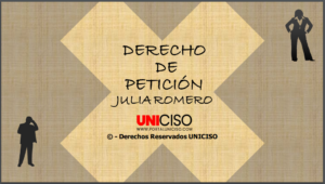 DERECHO DE PETICIÓN