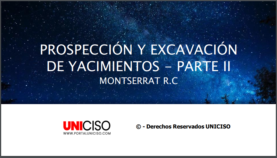 PROSPECCIÓN Y EXCAVACIÓN DE YACIMIENTO PARTE II