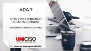 APA 7 - CITAS Y REFERENCIAS JURÍDICAS