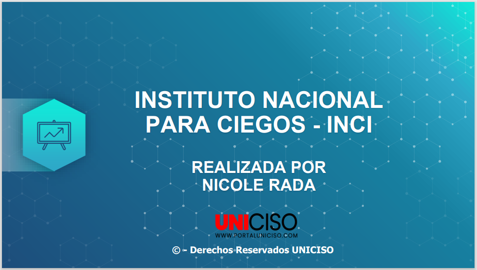 INSTITUTO NACIONAL PARA CIEGOS - INCI