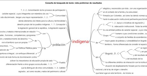 palabra indígena