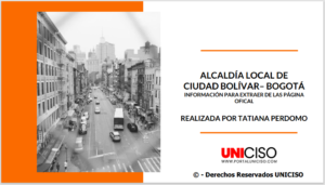 ALCALDÍA DE CIUDAD BOLÍVAR
