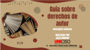 DERECHOS DE AUTOR - CONCEPTOS BÁSICOS