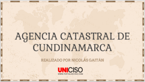 AGENCIA CATASTRAL DE CUNDINAMARCA