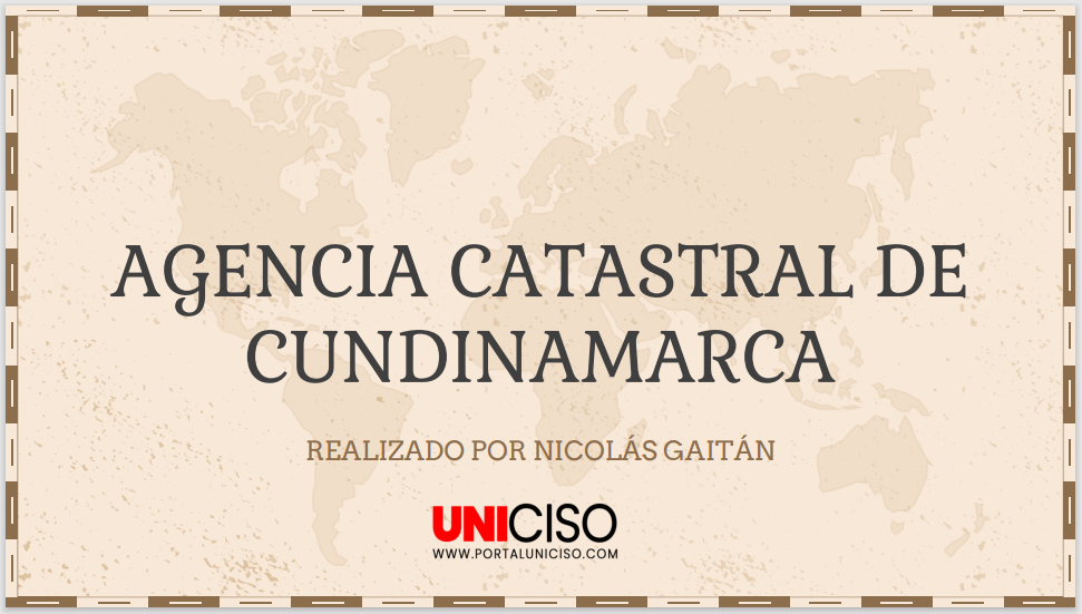 AGENCIA CATASTRAL DE CUNDINAMARCA