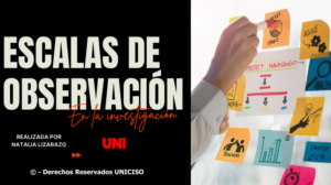 ESCALAS DE OBSERVACIÓN EN LA INVESTIGACIÓN