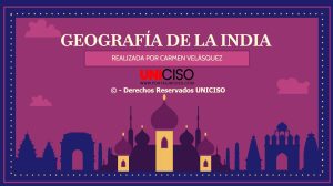GEOGRAFÍA DE LA INDIA