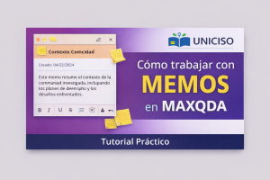VÍDEO MAXQDA: MEMOS